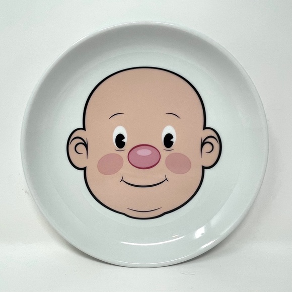 Retro Fred and Friends Food Face Plates Ceramic Super Fun and Kitschy! Set of 3. - Picture 4 of 6